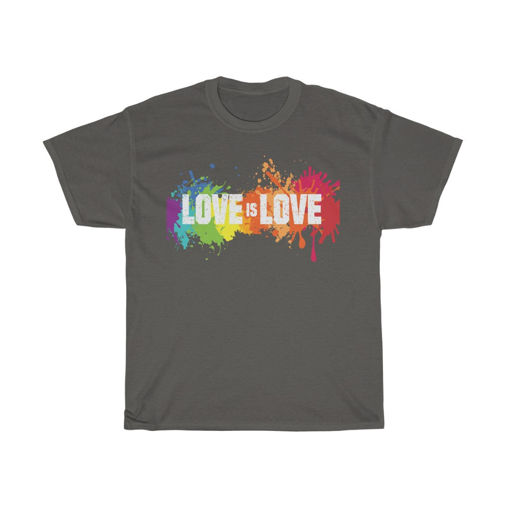 "Love is Love" Splash Short Sleeve Unisex T-Shirt