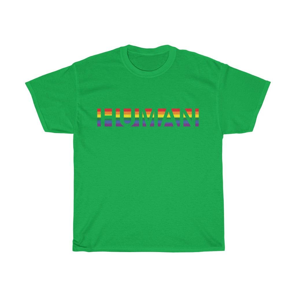 Rainbow "Human" Short-Sleeve Unisex T-Shirt