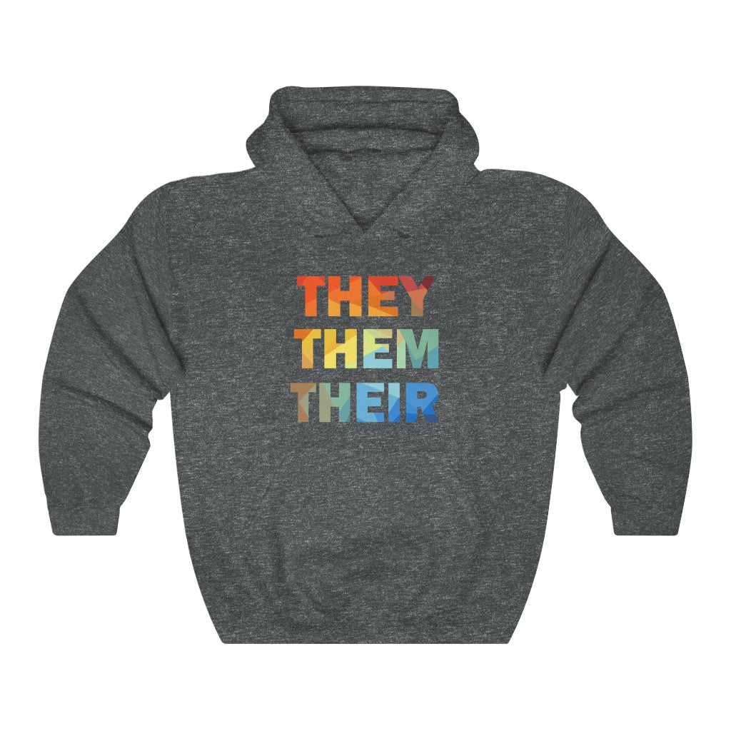 They Them Their Unisex Hoodie
