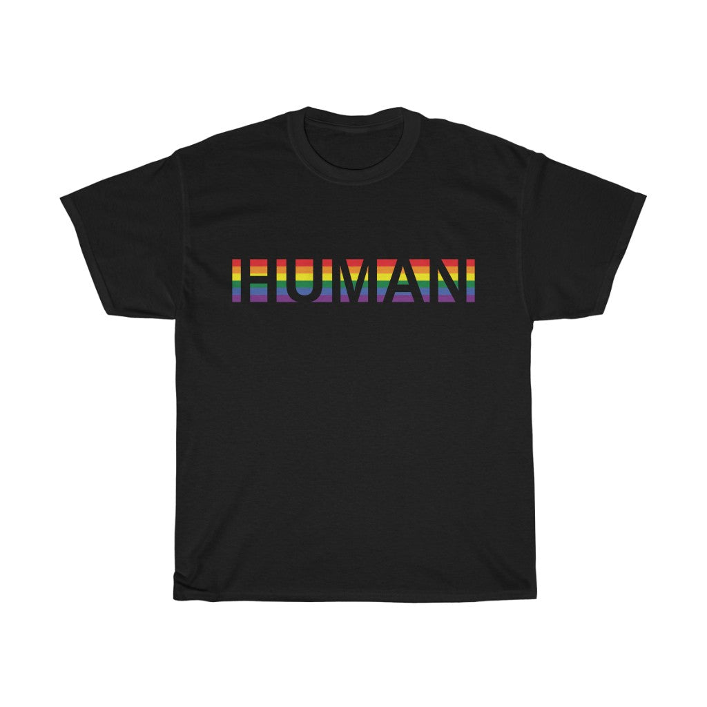 Rainbow "Human" Short-Sleeve Unisex T-Shirt