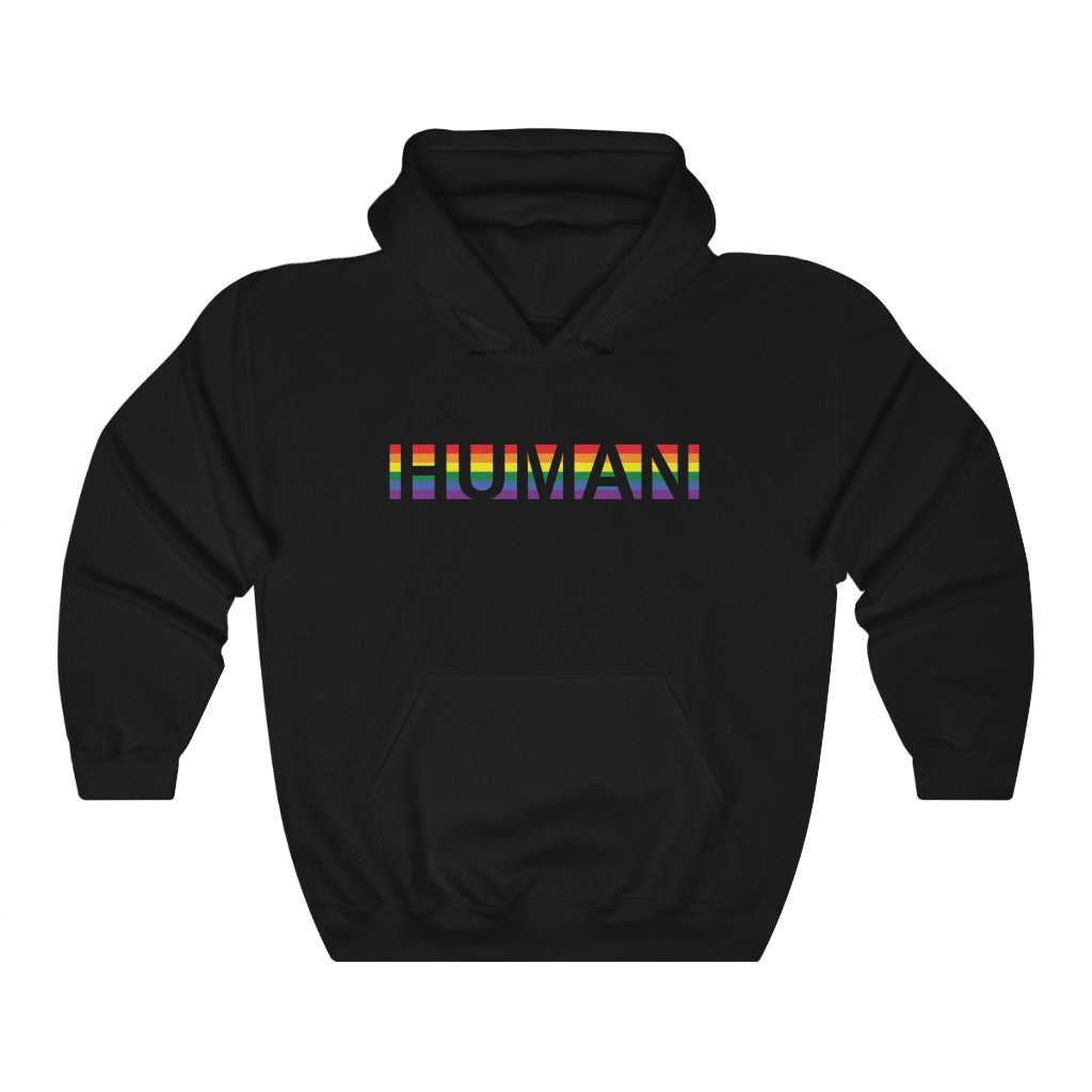 Rainbow "Human" Unisex Hoodie