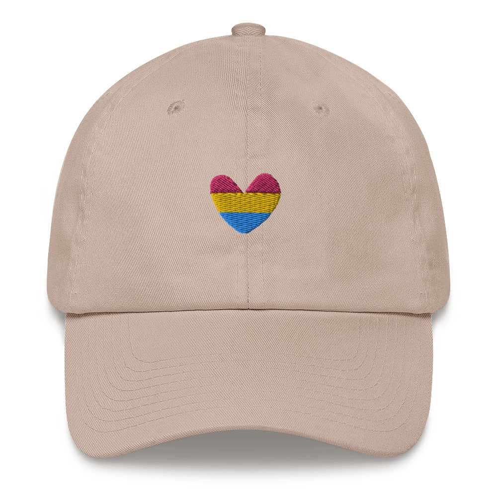 Pansexual Heart Dad Hat