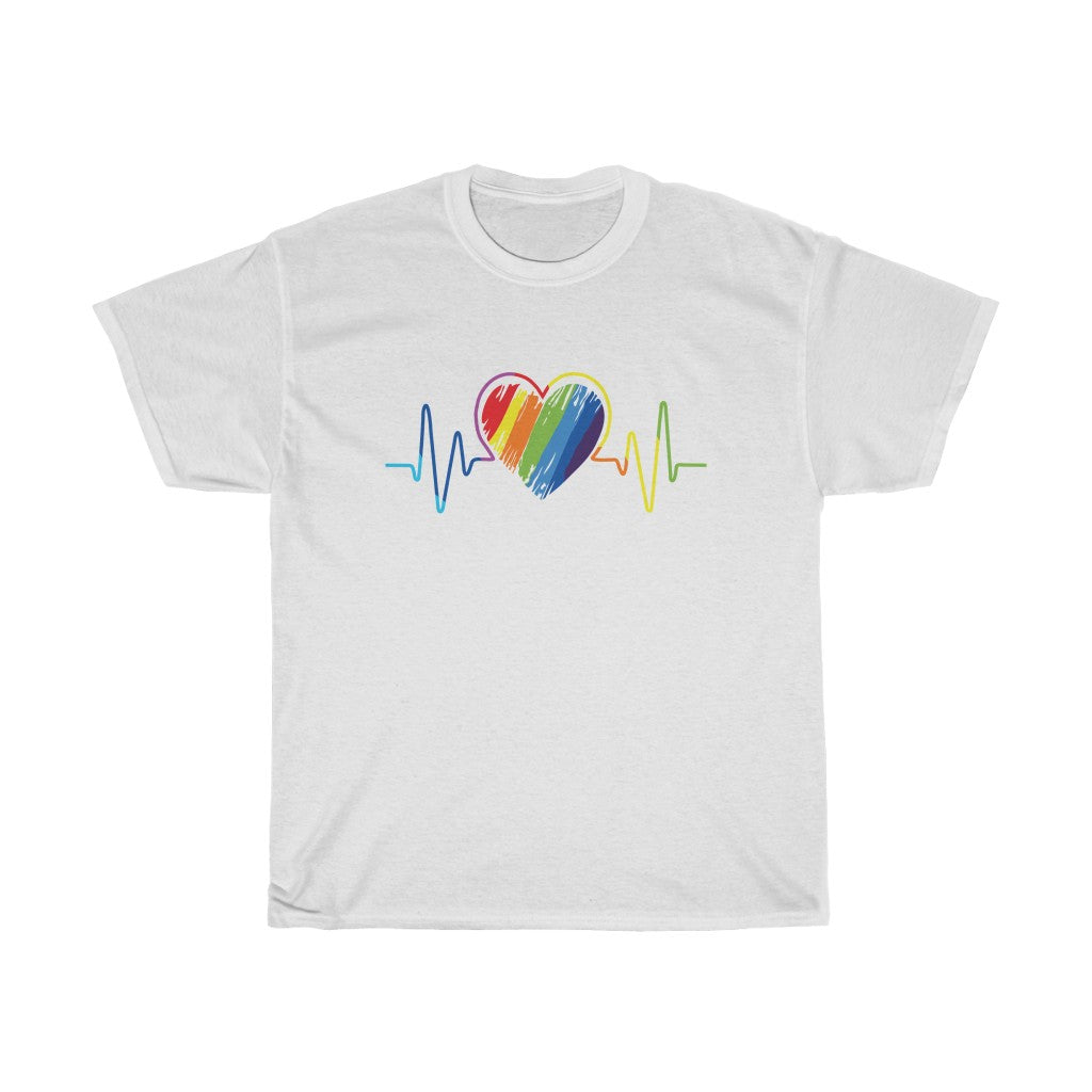 Heartbeat Short Sleeve Unisex T-Shirt
